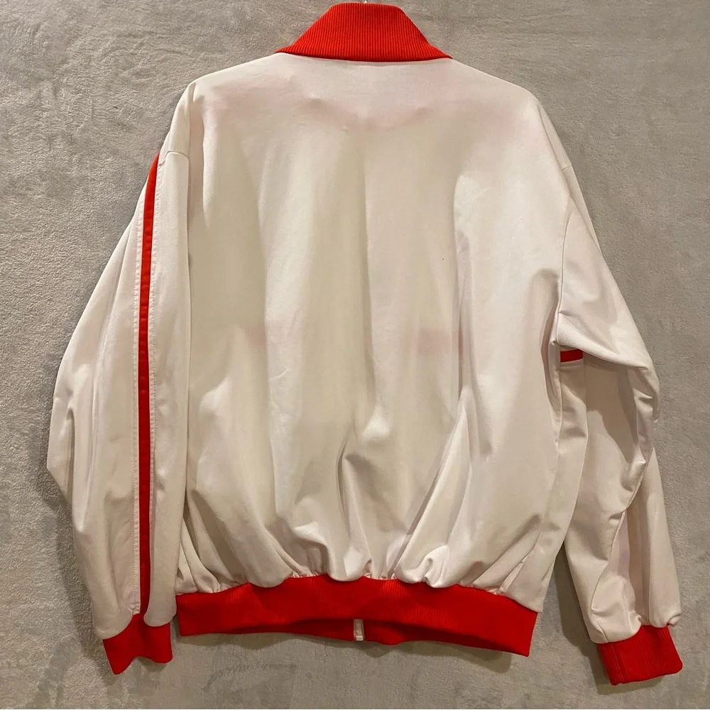 Puma USA Tennis Jacket Men’s XL White Zip Embroidered